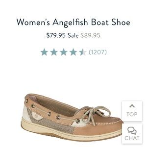 Sperry Boat Shoes worn once